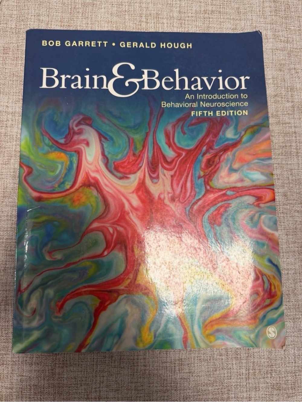 Brain & Behavior Textbook –5th edition for $50…